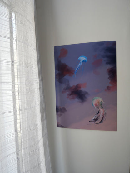 Affiche Jellyfish Fly Away
