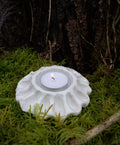 Bougeoir Solea blanc