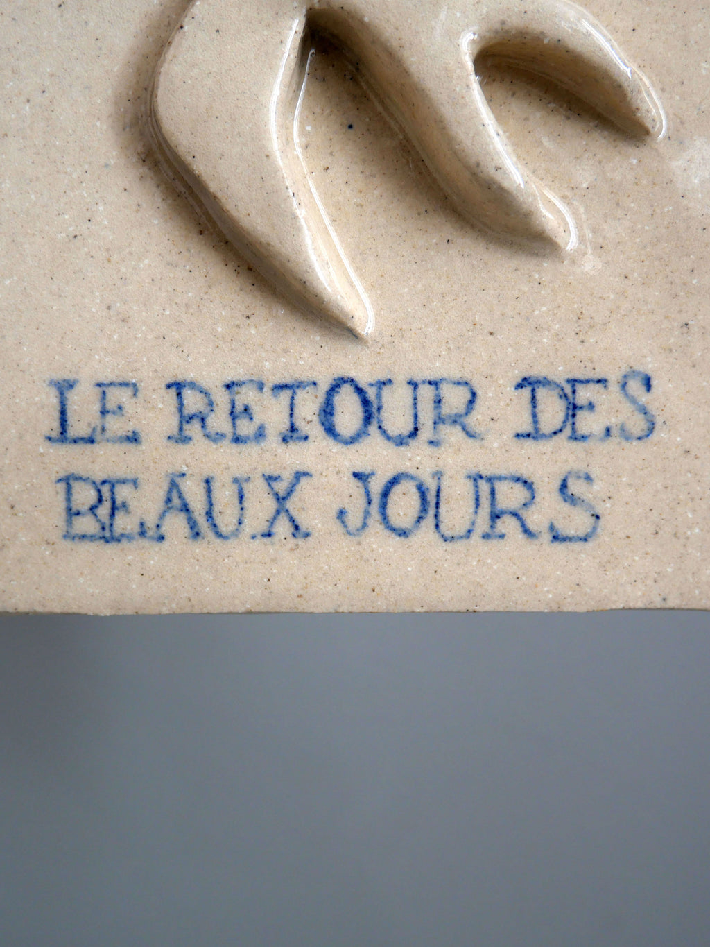 Plaque décorative "Le Retour des Beaux Jours"