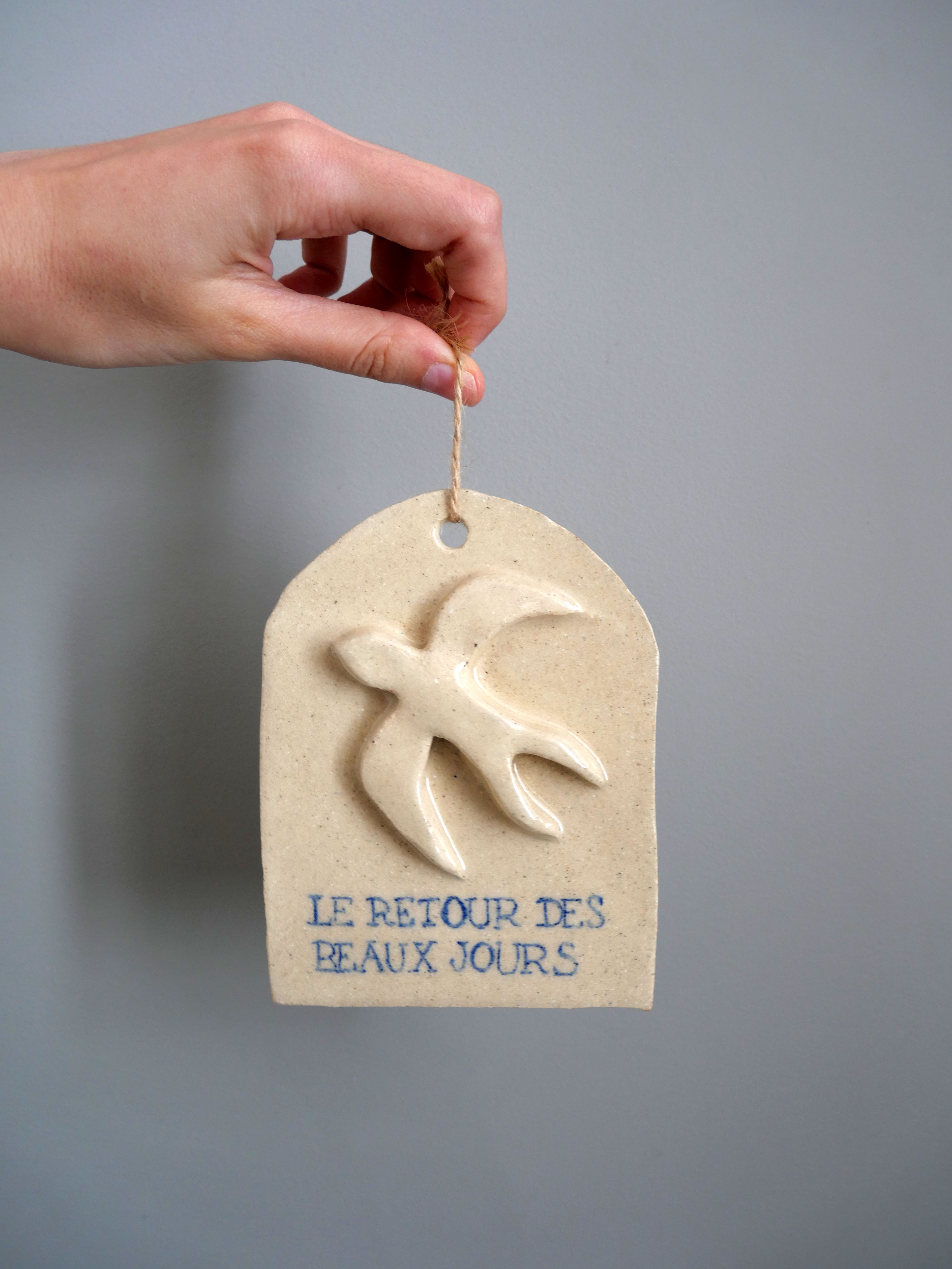 Plaque décorative "Le Retour des Beaux Jours"