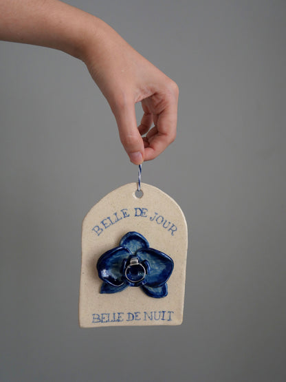 Plaque-présentoir "Belle de jour, Belle de nuit"