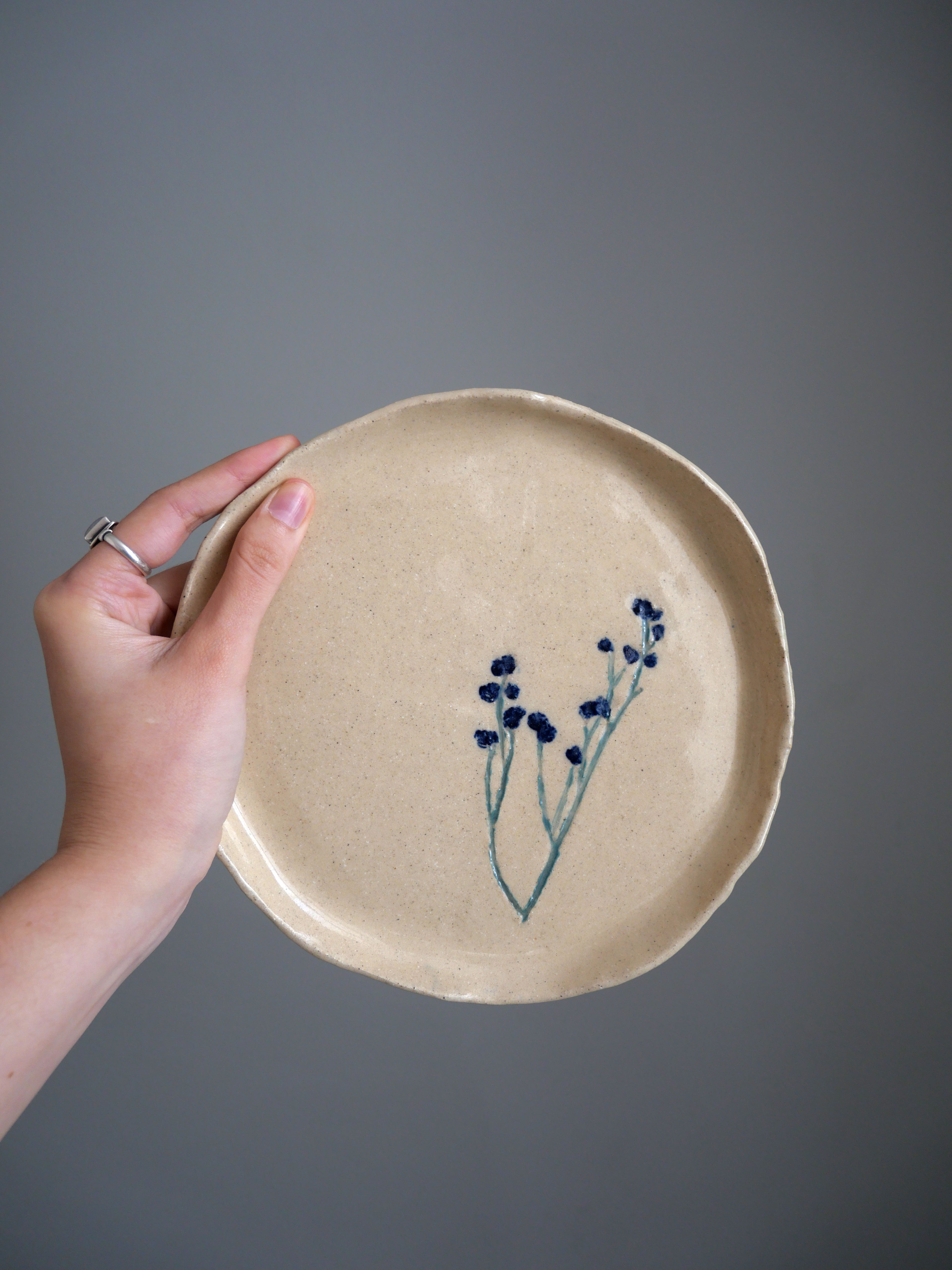 Assiette Herbier
