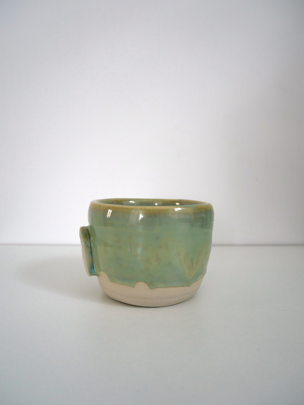 Tasse médaillon vert thé n°3