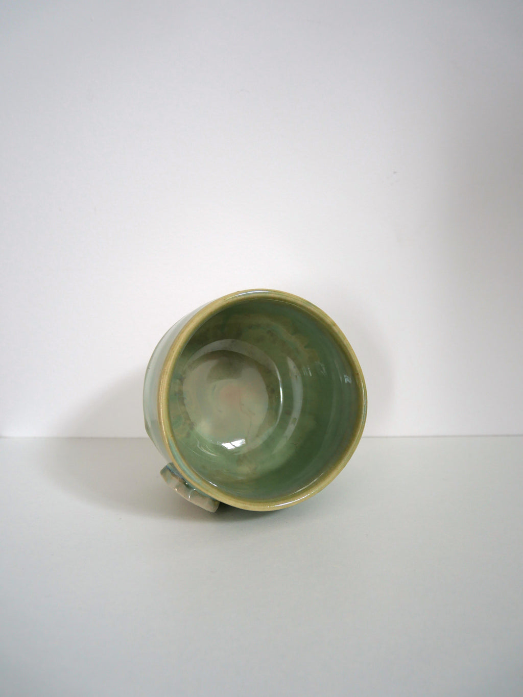 Tasse médaillon vert thé n°4